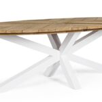 Tavolo Palmdale Ovale 240x110 Bianco Rt01