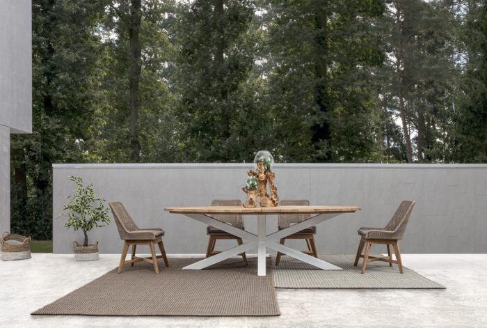 Tavolo Palmdale Ovale 240x110 Bianco Rt01 - immagine 5