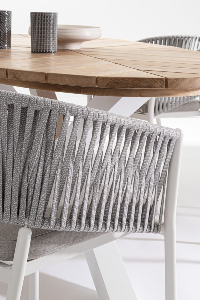 Tavolo Palmdale Ovale 240x110 Bianco Rt01 - immagine 9