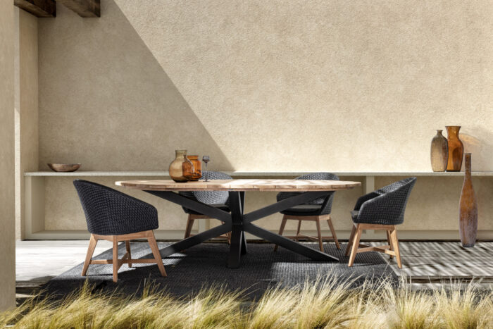 Tavolo Palmdale Ovale 240x110 Carbon Rt02 - immagine 2