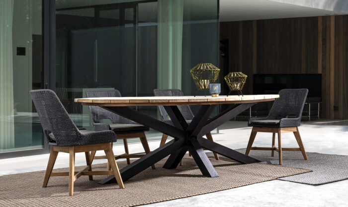 Tavolo Palmdale Ovale 240x110 Carbon Rt02 - immagine 3