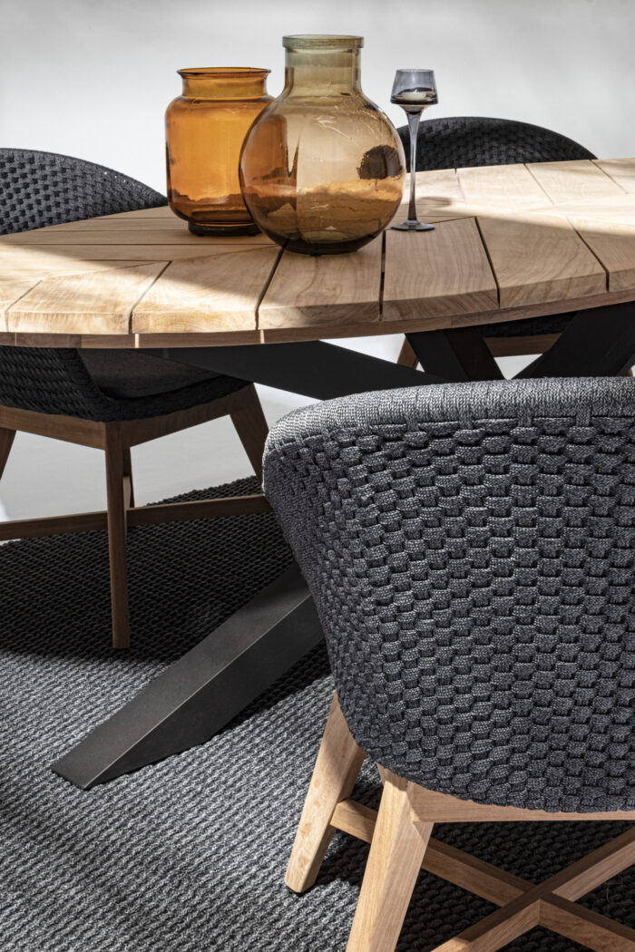 Tavolo Palmdale Ovale 240x110 Carbon Rt02 - immagine 7