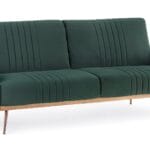 Divano Letto Johnny Velluto Verde Scuro