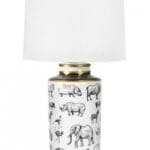 Lampada Tav. Africa Porc H63