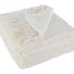 Plaid Chantel Bianco 120x150