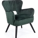 Poltrona Adila Velluto Verde