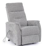 Poltrona Alzapersona Lisa Text Grigio