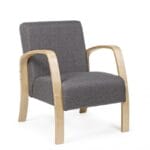 Poltrona Ginevra Text Grigio