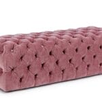 Pouf Evan Velluto Blush L