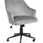 Sedia Ufficio Kate Velluto Grigio