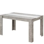 Tavolo Lisbona Cemento 135x80.5 Bizzotto