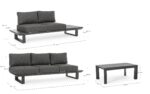 Set Salotto Ang.c-c Konnor Antracite Cx23 - Imagen 12