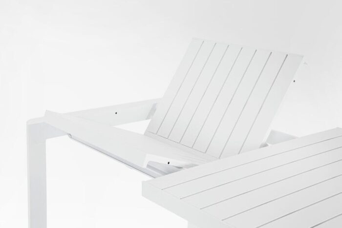 Tavolo Al.kiplin 180-240x100 Bianco Cx21 - Image 4