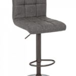 Sgabello Bar Greyson Grigio Scuro Vint