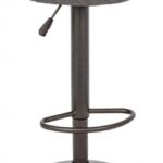 Sgabello Bar Piper Grigio Scuro Vintage