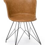 Sedia Loft Pu Cuoio Vintage