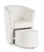 Poltrona C-pouf Rita Bianco