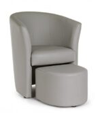 Poltrona C-pouf Rita Grigio Chiaro
