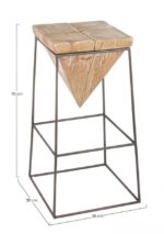 Sgabello Bar Prismy H70 – Bild 2