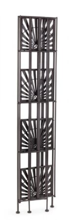 Scaffale 4p Ray Marrone 34x30x153h – Bild 4