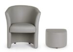 Poltrona C-pouf Rita Grigio Chiaro – Image 3
