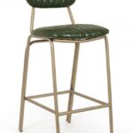Sgabello Bar Addy Verde Scuro