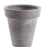 P.vaso Cement Classico Grigio H38