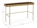 Consolle Rashida Oro 120x43 - Image 2