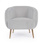 Poltrona Linsay Grigio Chiaro - immagine 3