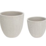 Set2 P.vaso Brush Basso Beige