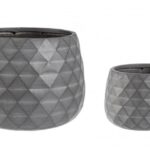 Set2 P.vaso Pyramid Ciotola Antracite