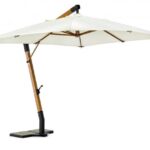 Capua Ecru Arm Regenschirm 3x3