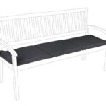Cuscino Olefin Antracite Panca 3p