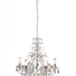 Lampadario 6luce Talcy Acr.bianco