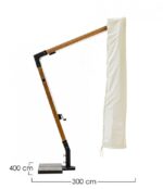 Copri Ombrellone Braccio Capua Ecru 3x4 – Bild 2