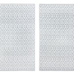Tappeto Rombo Grig-bia 120x180