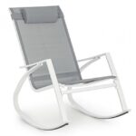 Poltrona Dondolo C-p Demid Bianco Ja16