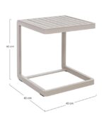 Tavolino Konnor 40x40 Rastin – Image 2