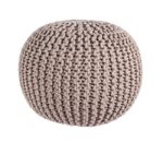 Pouf Intreccio Tortora D50