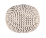 Pouf Intreccio Sabbia D50