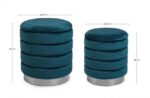 Set2 Pouf Contenitore Darina Navyus – Image 2