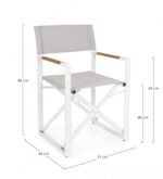 Sedia Regista Lagun Bianco Yk11 – Image 2