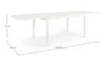 Tavolo All. Pelagius 135-270x90 Bia Yk11 - immagine 3