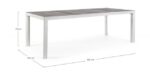 Tavolo Mason 220x100 Lunar - immagine 2