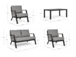 Set4 Salotto C-c Harley Antracite Yk13 - immagine 3