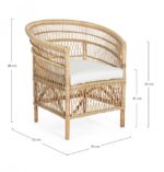 Poltrona C-c Josefina Naturale - Imagen 2