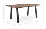 Tavolo Oslo Antr-nat 160x90 - Fsc - immagine 2