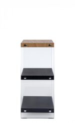 Libreria 3p Line Wood Nero - immagine 4