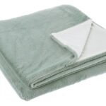Plaid Silky Verde Salvia 180x150