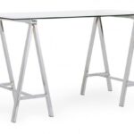 Scrivania Alchimia Cromo 140x70